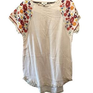 Umgee dress with embroidered sleeves